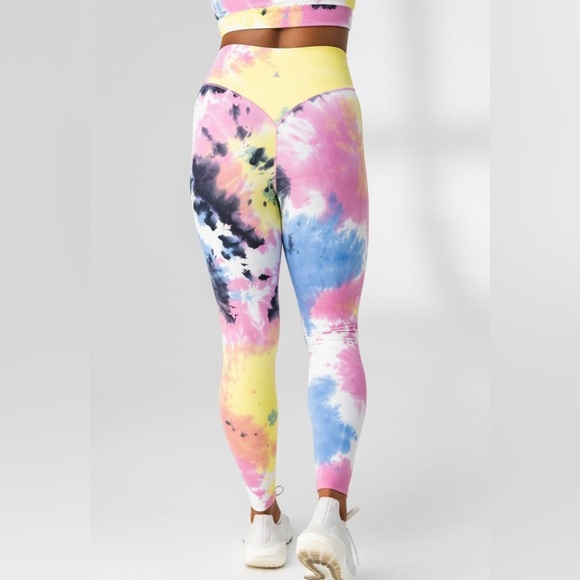 Balance Athletica Pants - Balance Athletica Vitality High Rise Tie Dye The Cloud Pant Thunderstorm